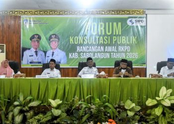 Bupati dan Wakil Bupati Sarolangun  Hadiri Forum Konsultasi Publik RKPD Kabupaten  Tahun 2026